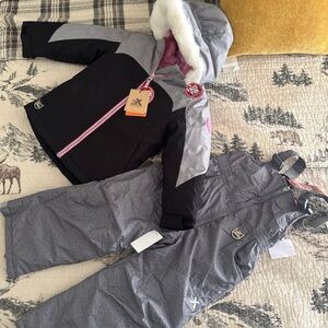 ZeroXposur Black and Gray Kids Jacket & Coat Set